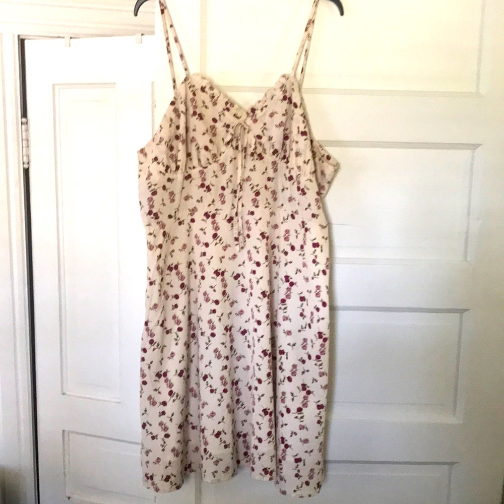 SHEIN Curve Floral Cream Dress 3XL